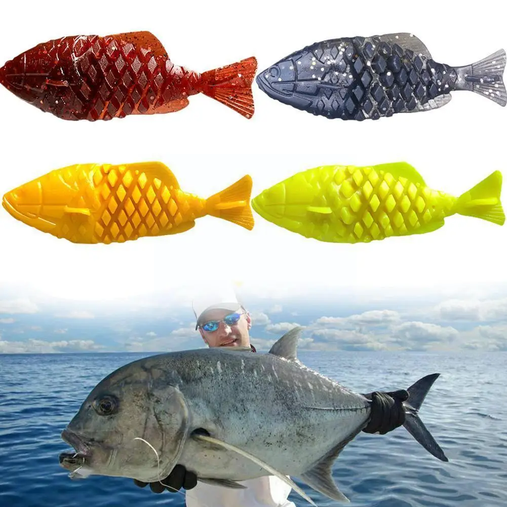 

Fish Tools Fishing Lure Crucian Carp Bionic Fish Swimbait Tackle Fishing Fishing Fake Tools Fishing Bait Lure Soft H9i0