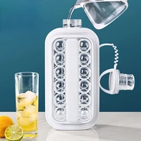 fashion portable ice ball maker kettle two in one popsicle mold with lid ice hockey maker round kitchen gadgets
