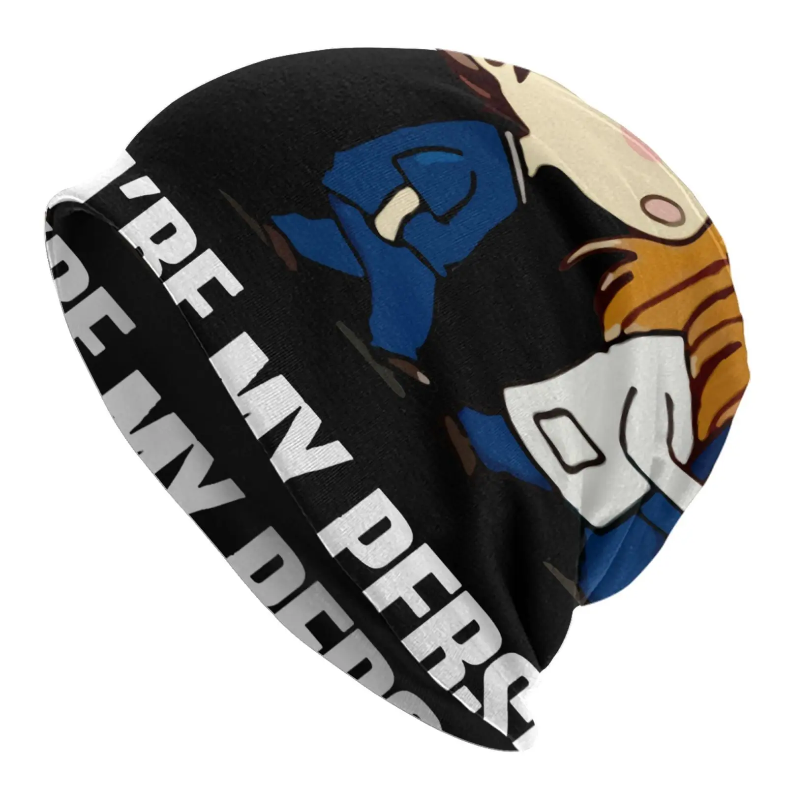 

Женская трикотажная шапка с рисунком Гриса анатомии, мой человек