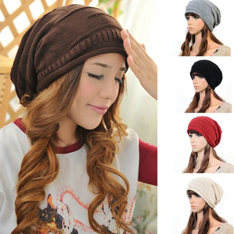 

Protect Yourself From The Cold Winter With This Stylish Oversized Slouch Hat Wool Hip Hop Warm Ear Protection Knitted gorras