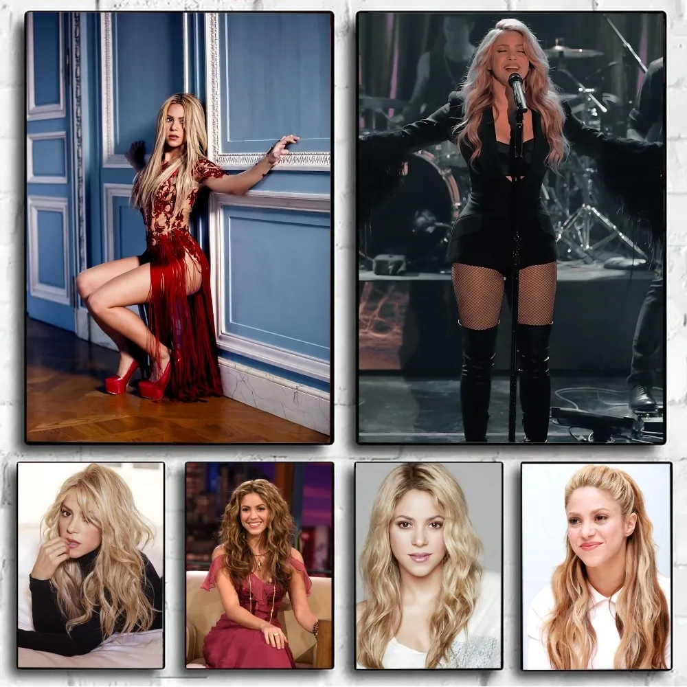 Плакат Shakira сделай сам крафт-бумага винтажный постер настенная живопись учебные