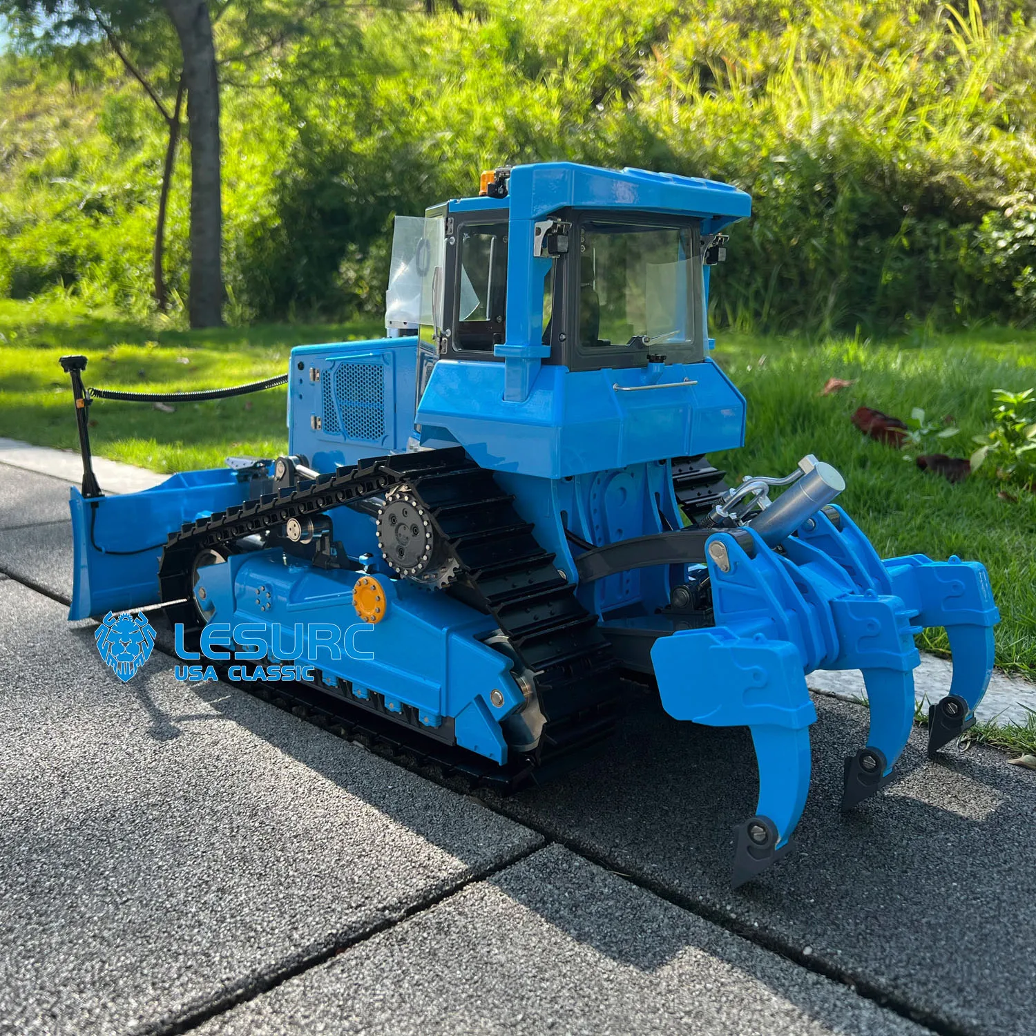 1/14 LESU Aoue Dt60 гусеничный демпфер с радиоуправлением RTR RC гидравлический бульдозер