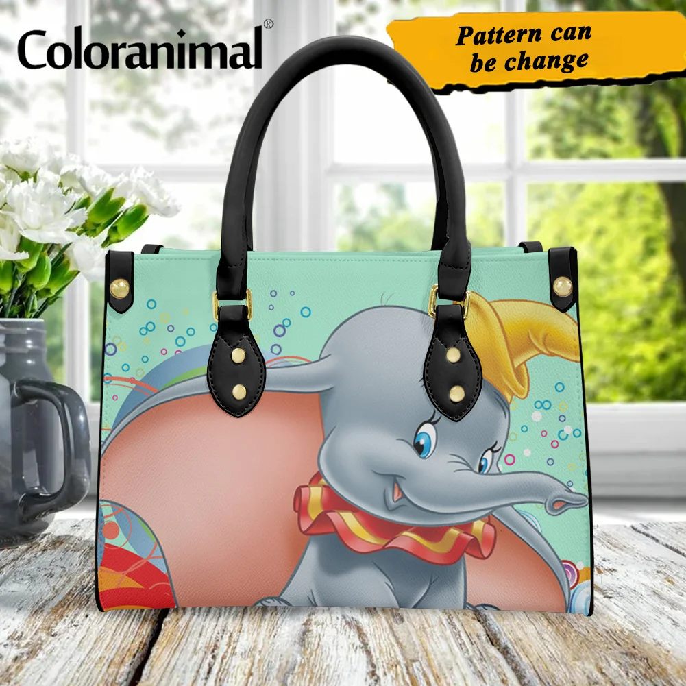 

Coloranimal Lively Elephant PU Leather Bag Designer Handbag For Ladies Totes High Quality Crossbady Bag Schulter Taschen