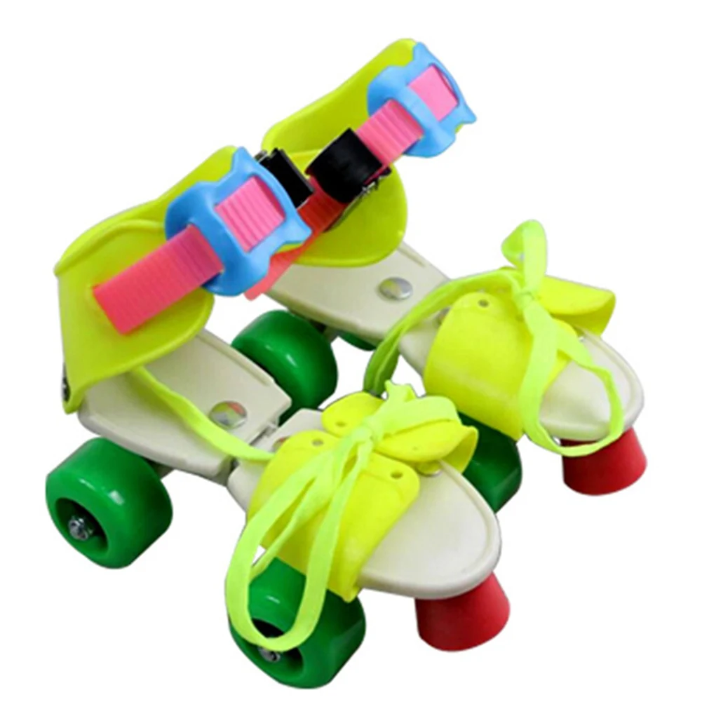 Skates Children Or Adults The latest in 2022Quad Sneakers Double Row Roller