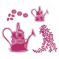 new exquisite watering can metal cutting dies scrapbook diary decoration stencil embossing template diy greeting card handmade