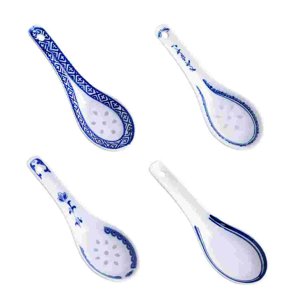 

Spoon Spoons Soup Ladle Kitchen Ceramic Cooking Ramen Dessert Serving Catering Chinese Pasta Sauce Asian Smooth Retro Rice