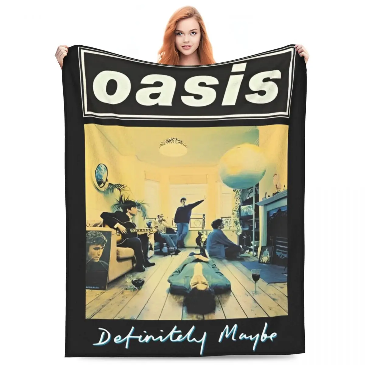 Уютное одеяло O-Oasis для рок-группы музыкальный тур декоративное покрывало дивана