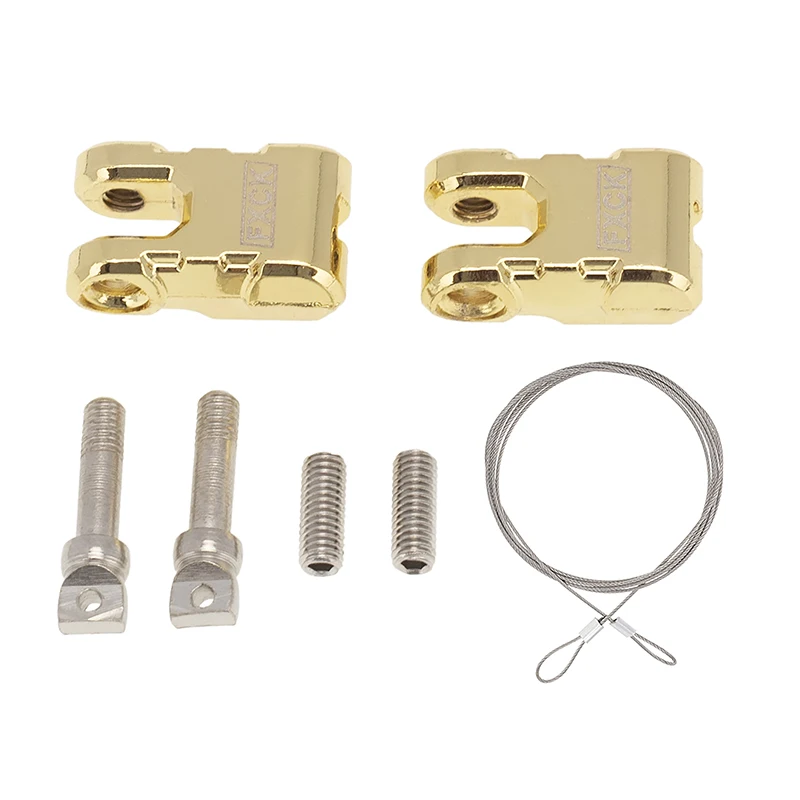 

Metal ROCK Bumper D-ring Tow Hook for 1/10 RC Crawler Car TRX-4 Axial SCX10 90046 Redcat GEN8