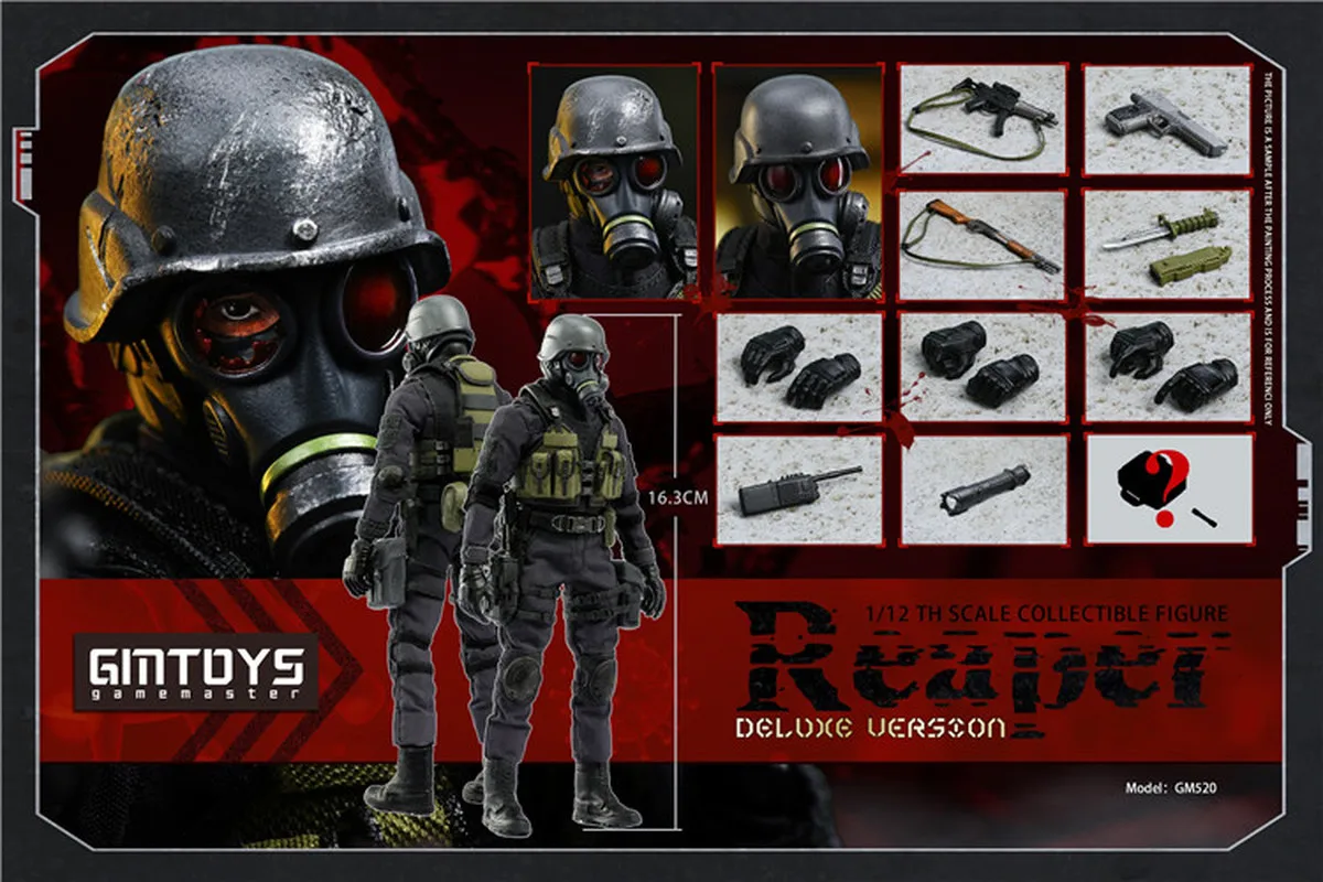 В наличии Gmtoys 1/12 фигурка жителя зла 6-дюймовая коллекционная игрушка
