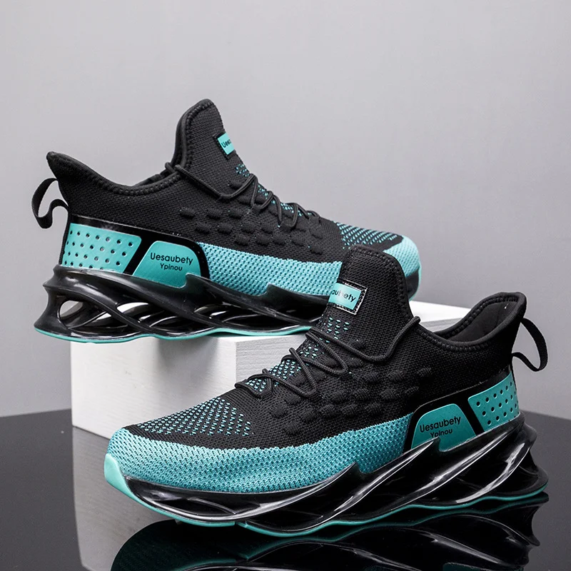 

2023 New Men Casual Shoes Breathable Mesh Sneakers Comfortable Walking Footwear Male Running Sport Shoes Lace Up Walking Shoes