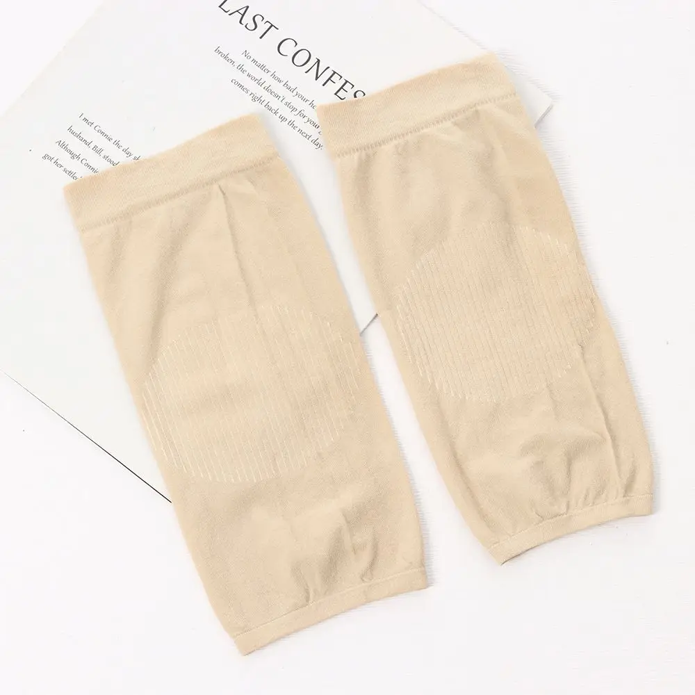 

Short Leg Cover Fitness Outdoor Running Cycling Invisible Silk Stockings Knee Sleeves Knee Protector Pad Leg Warmers