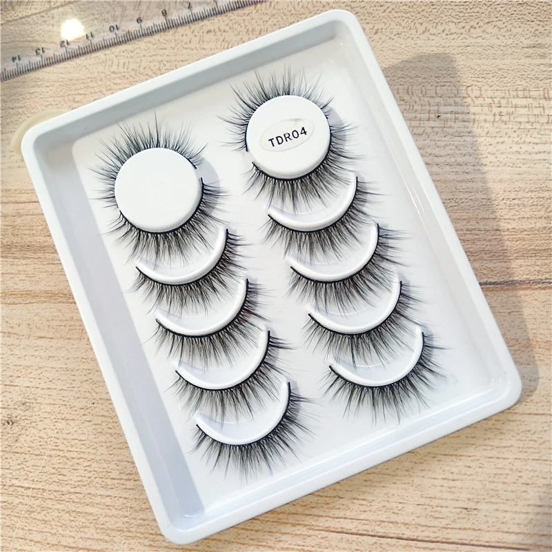 

6/2 Pairs 3D Faux Mink Eyelashes Natural Thick Long False Eyelashes Dramatic Fake Lashes Makeup Extension Faux Cils maquiagem