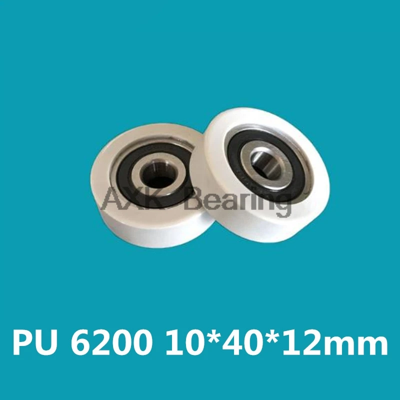 

Package plastic bearing wheel 6200 plastic nylon pulley stainless steel screw M8 pulley high bearing diameter 40