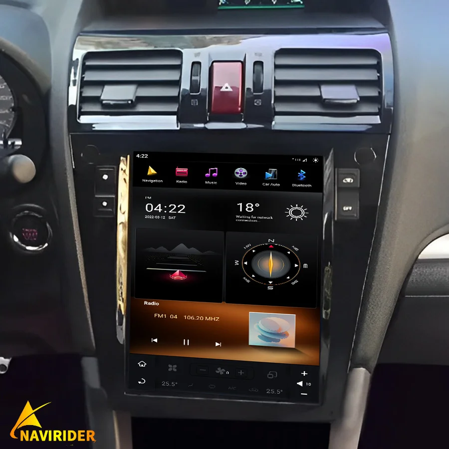 

Автомагнитола с вертикальным IPS экраном, Android 11, для Subaru Forester XV WRX 2012-2015, стерео, GPS, Carplay, автомобильный мультимедийный видеоплеер