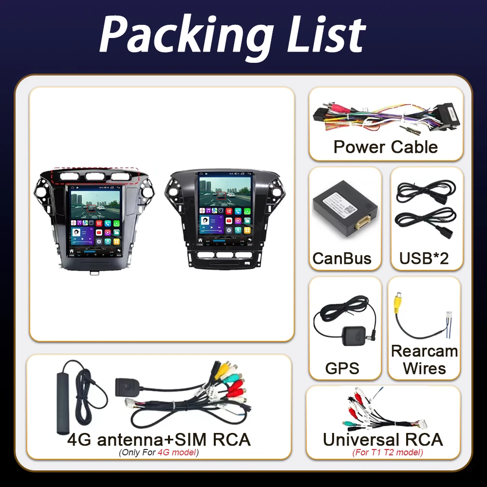 Фото 9,7-дюймовый Android Auto для Ford Mondeo MK4 2011-2013, CarPlay, автомобильная магнитола, Bluetooth, без DVD, 2DIN №3