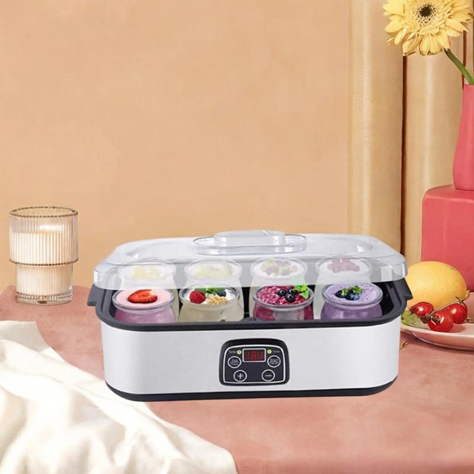 Yogurt Maker,Automatic Yogurt Maker,Compact Kitchen Appliance,DIY Tool with 8