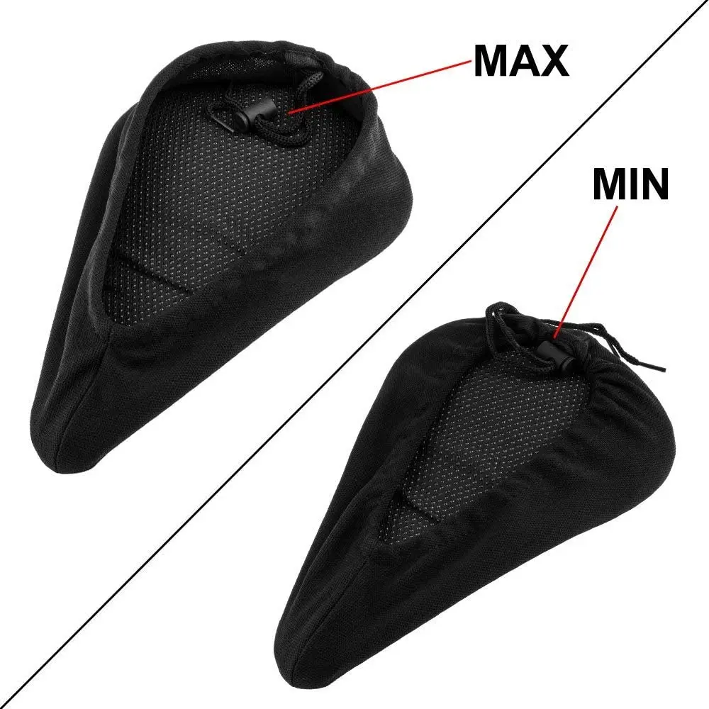 

Bike Seat Cushion - Gel Padded Bike Seat Cover for Men Women Comfort, Extra Soft Exercise Bicycle Seat Compatible with Peloton