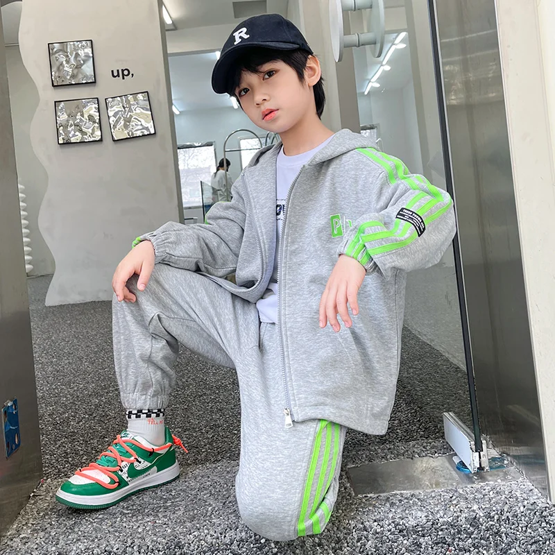 

Toddler Boys Clothing Set Tracksuit Children Teens Clothing Set Casual Sports Suits Boys Hoodie Jacket Pants Clothes 3-13 Years
