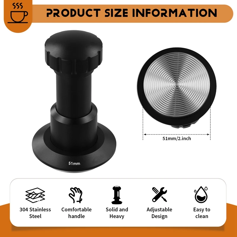 ГОРЯЧАЯ ПРОДАЖА эластичный темпер для кофе эспрессо-машина сбалансированный