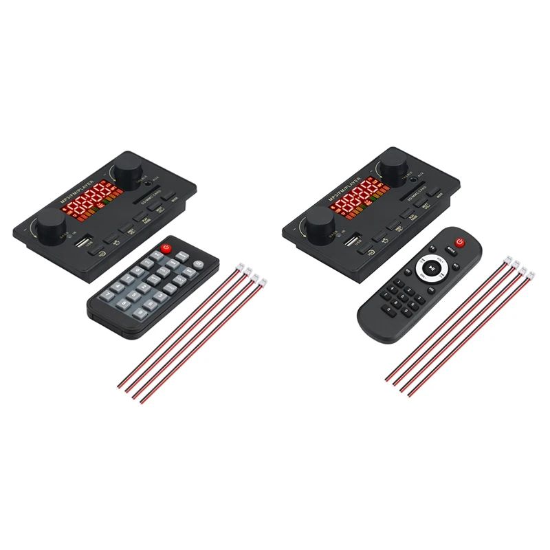 

Усилитель 2X40W, Bluetooth 5,0, mp3-плеер, WAV декодер, плата 12 В, автомобильный модуль FM-радио, поддержка TF USB AUX, громкая связь