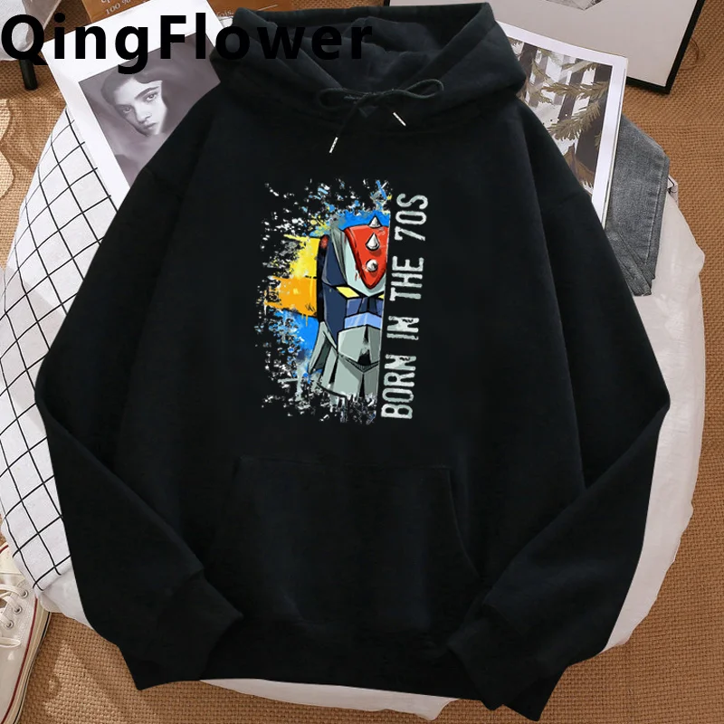 

Goldorak hoodies male manga graphic men hoddies sweatshirts printed
