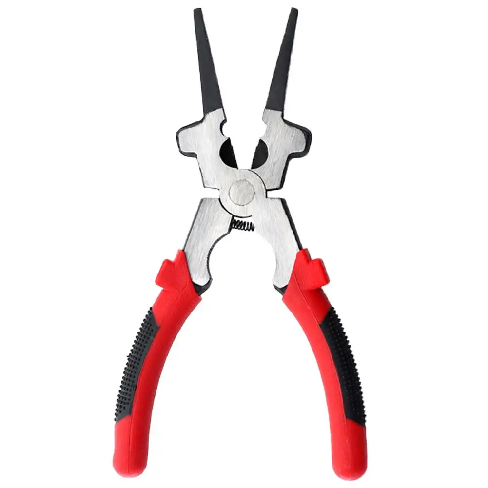 

Labor-saving Carbon Steel Sharp Mouth MIG Welding Pliers Multi-purpose Tools Double-color Rubber Sleeve Simple Generous
