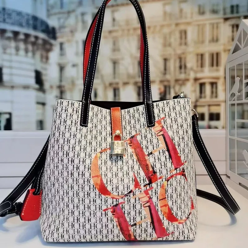 

Роскошная Брендовая женская сумка-тоут из 100% натуральной кожи, новинка 2022, модная вместительная сумка-мессенджер на одно плечо, сумка-мешок