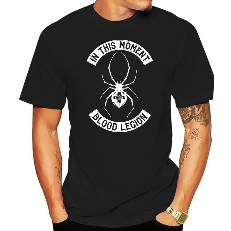 

TSDFC Men's Black in This Moment Widow Mc Blood Legion T Shirt unisex men women t shirt