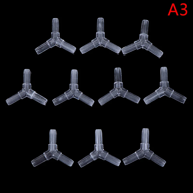 

10 Шт., Акриловый Прозрачный Шланг, Равный Тройник, Тройной Разъем Для Труб Водоснабжения, Аквариумная Труба, Фланец Для Укладки