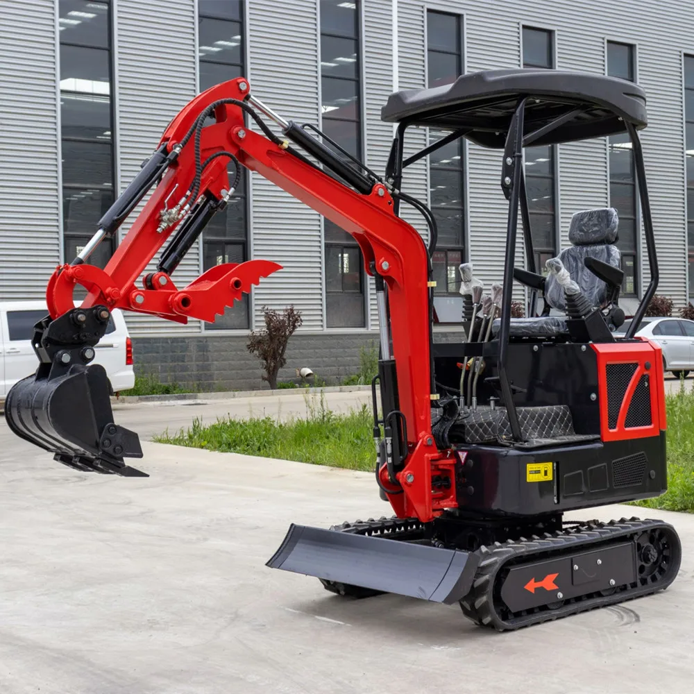 CE EPA Digger 1500kg 1 Ton Mini Excavator Prices Low Than XN For Sale With Attachment