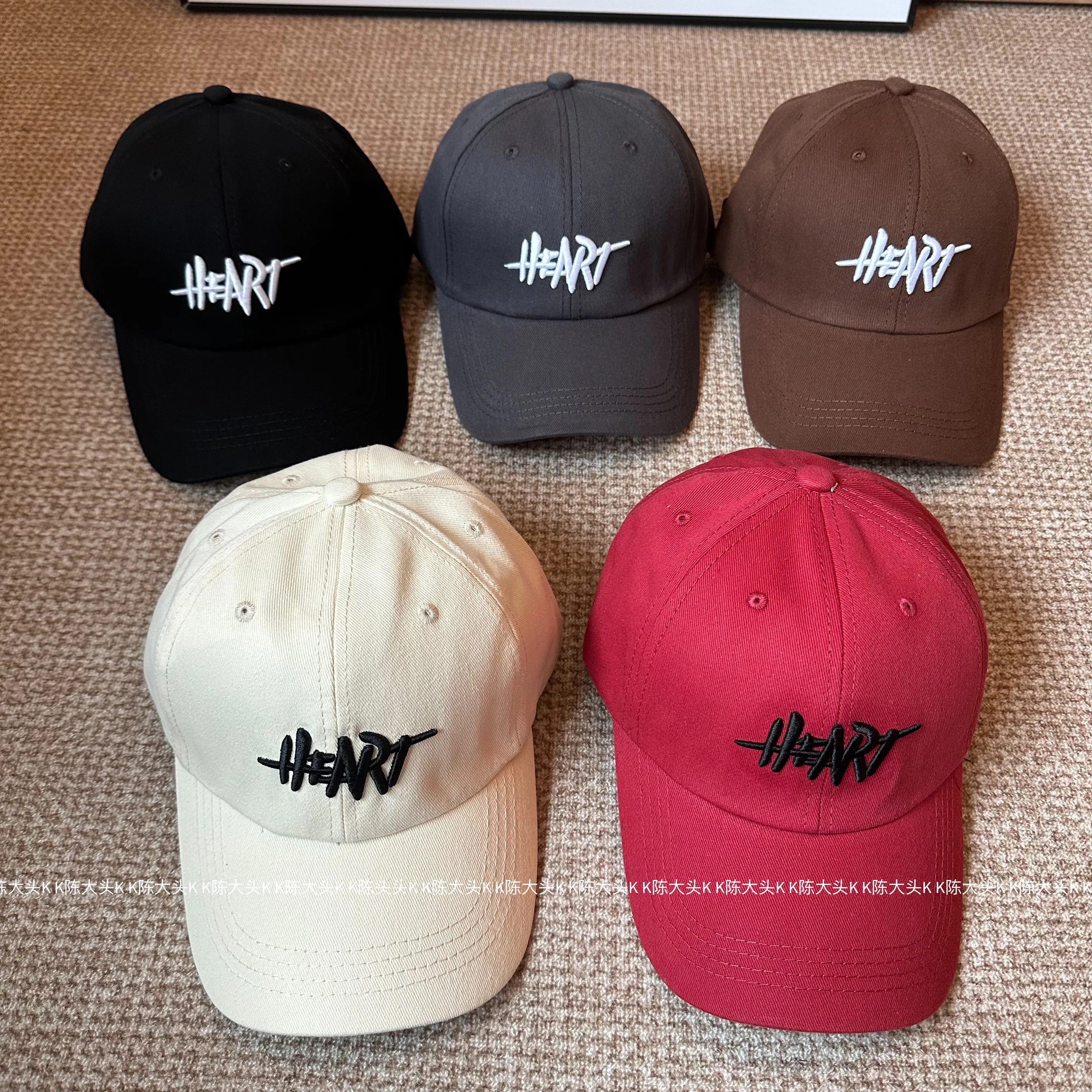 Американская улица Ретро Versitile модная бейсболка с вышитыми буквами женская