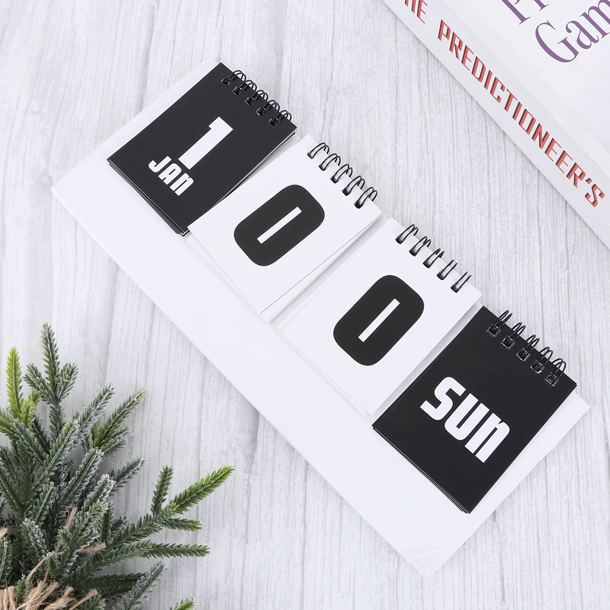 

1pc Countdown Calendar Modern Photography Props Standing for Decoration