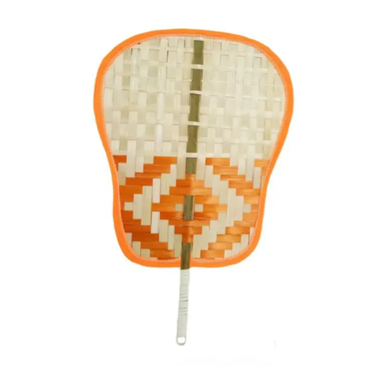 

1pc Hand-Woven Woven Straw Hand Fan Summer Natural Environmentally Friendly Hand-Woven Fan Decorative Banana Fan