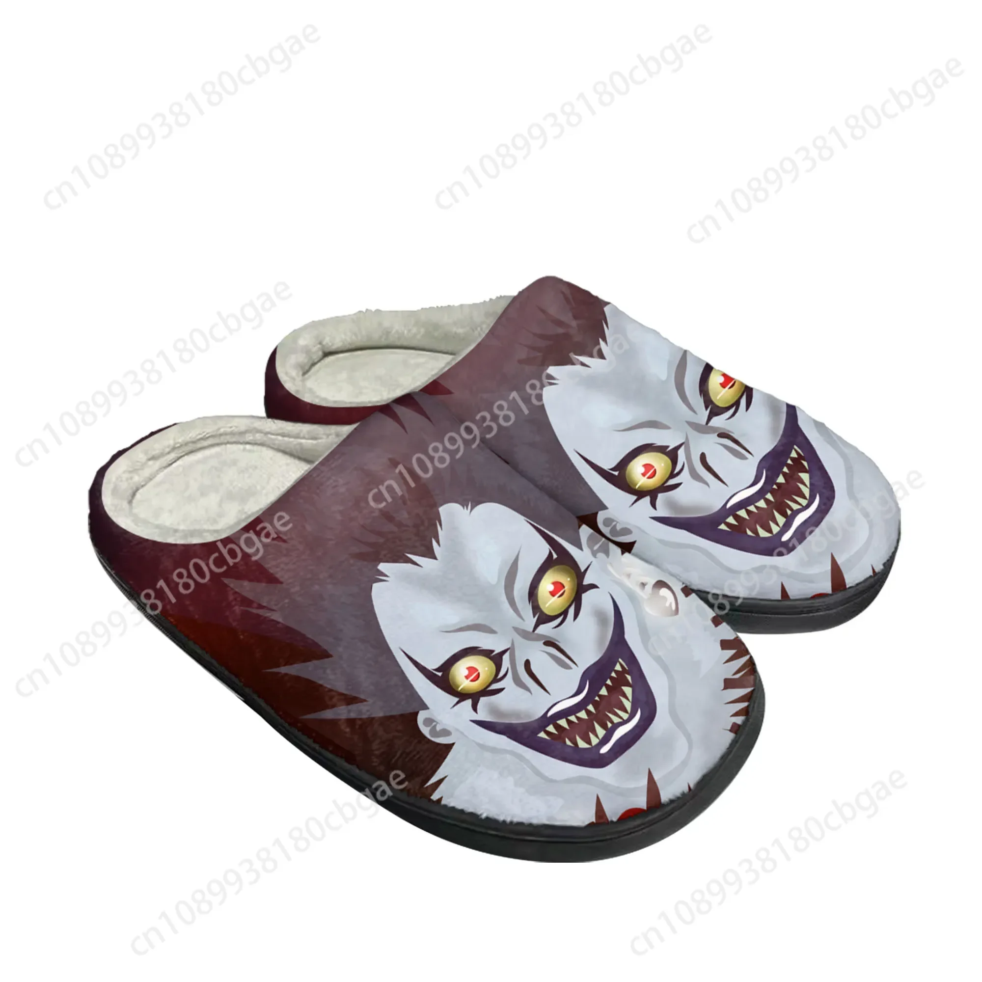 Ryuk Horror Halloween Death Note домашние хлопковые тапочки на заказ мужские и женские сандалии