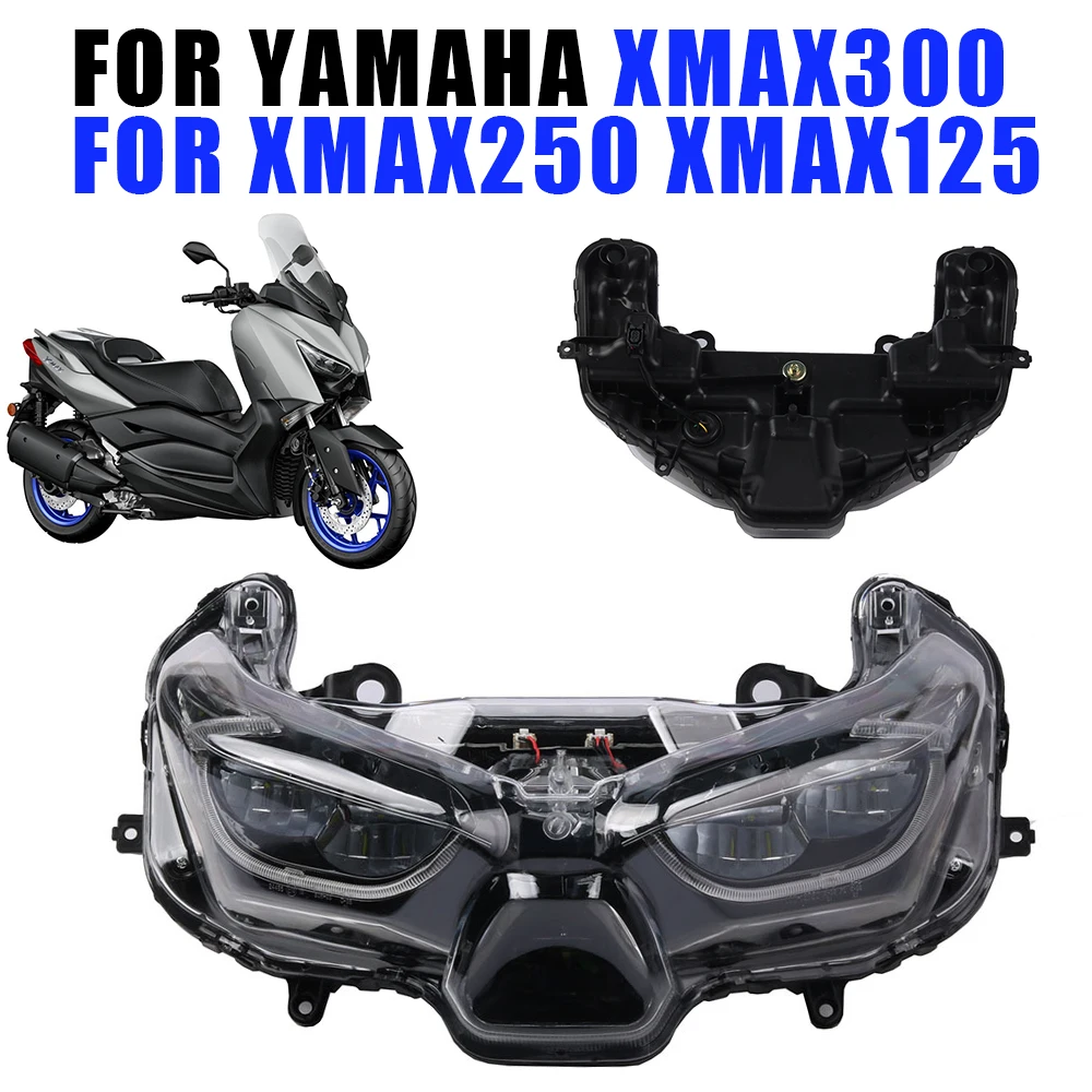 

Front Headlight Assembly For Yamaha XMAX-300 XMAX300 XMAX250 X-MAX 250 125 XMAX125 Motorcycle Accessories Headlamp Head Light