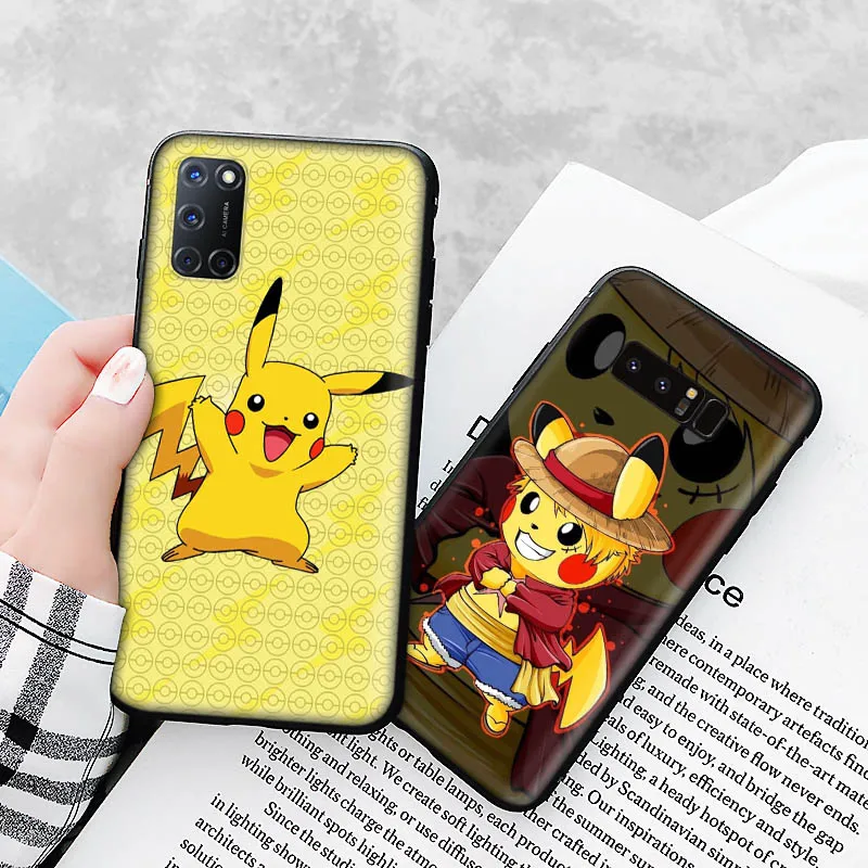 B-2 Cool Pikachu Soft чехол для OPPO A1 A1K A31 A32 A35 A52 A53 A53S A54 A54S A57 A73 2020 A74 A83 A85 A91