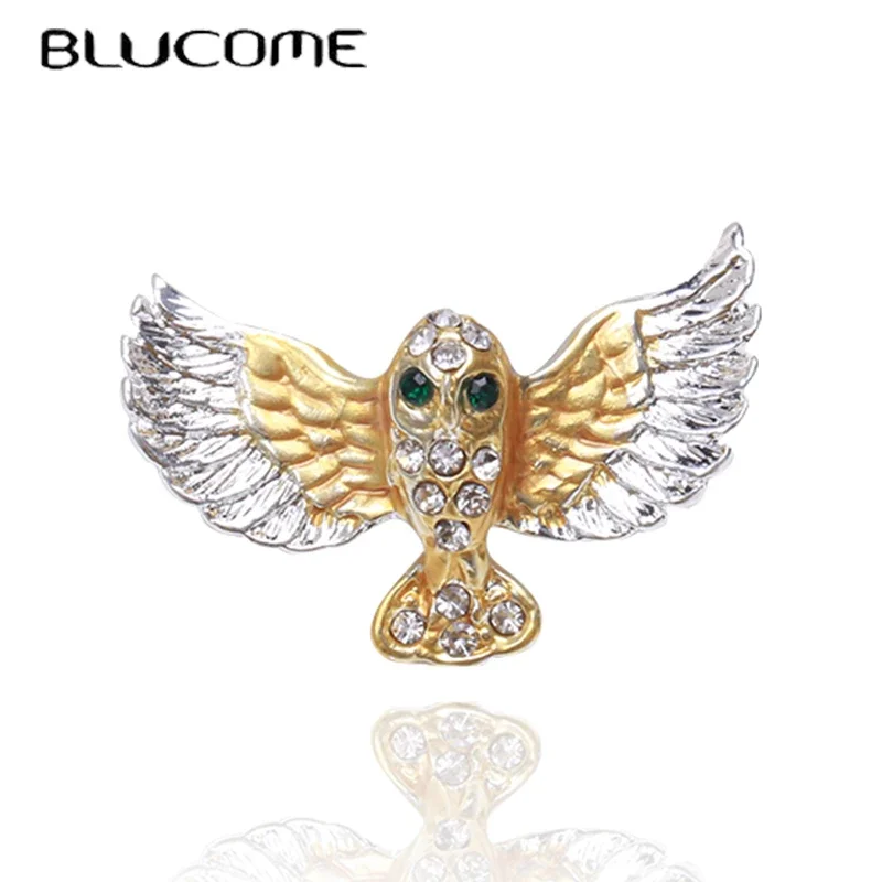 Женский корсажный аксессуар Blucome золотистый из эмалированного сплава Ювелирное