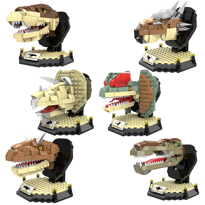 

Compatible Jurassic Dinosaur World Tyrannosaurus Rex boy toy Puzzle building blocks Display Birthday gift Christmas presen