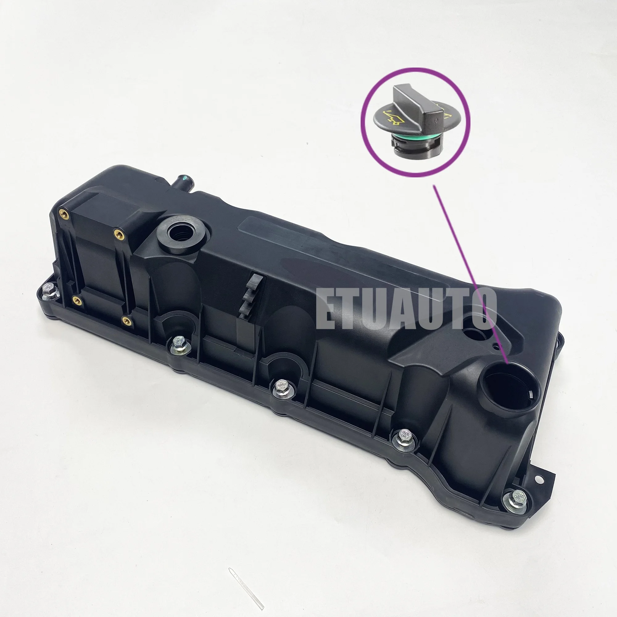 Фото Крышка клапана головки блока цилиндров двигателя Ford Fiesta V 1328998 1691446   2S6G6M293A1A 2S6G6M293A1B 2S6G6M293B2A №2
