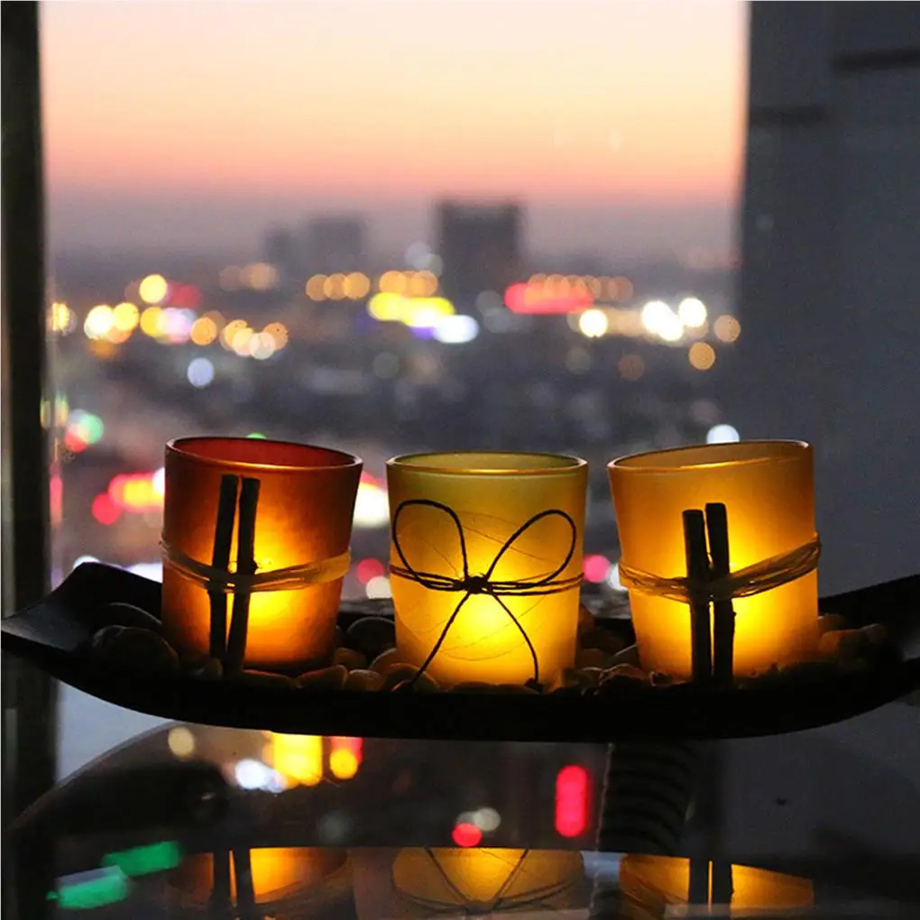 

Candle Cup Decoration Wedding Party Banquet Desktop Decor Home Decoration
