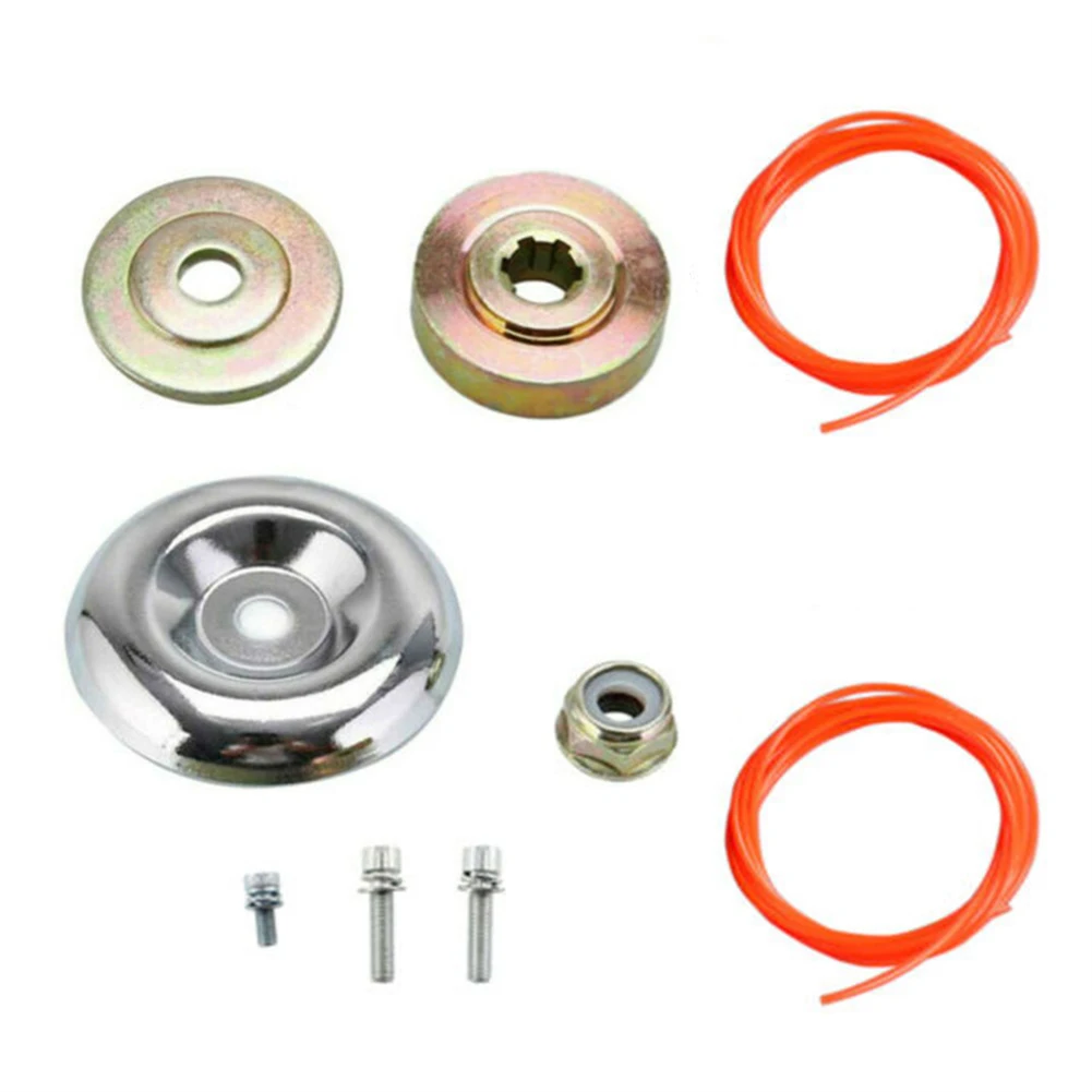 

Trimmer Head Adapter Part Kit And 4M Line For Whipper Snipper Trimmer Head Lawn Mower FS120 FS130 Garden String Trimmer Parts