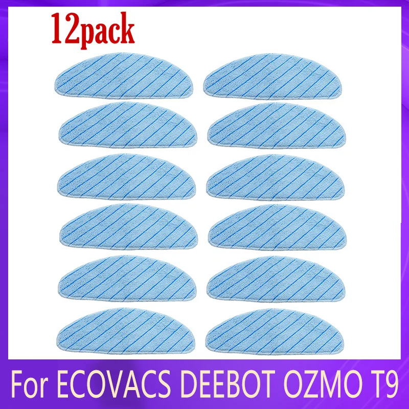 

Washable Mop Pads For ECOVACS DEEBOT OZMO T9 T9 Max T9 AIVI T8 N8 N9 Vacuum Cleaner Microfiber Mopping Cloth Rags Replacement
