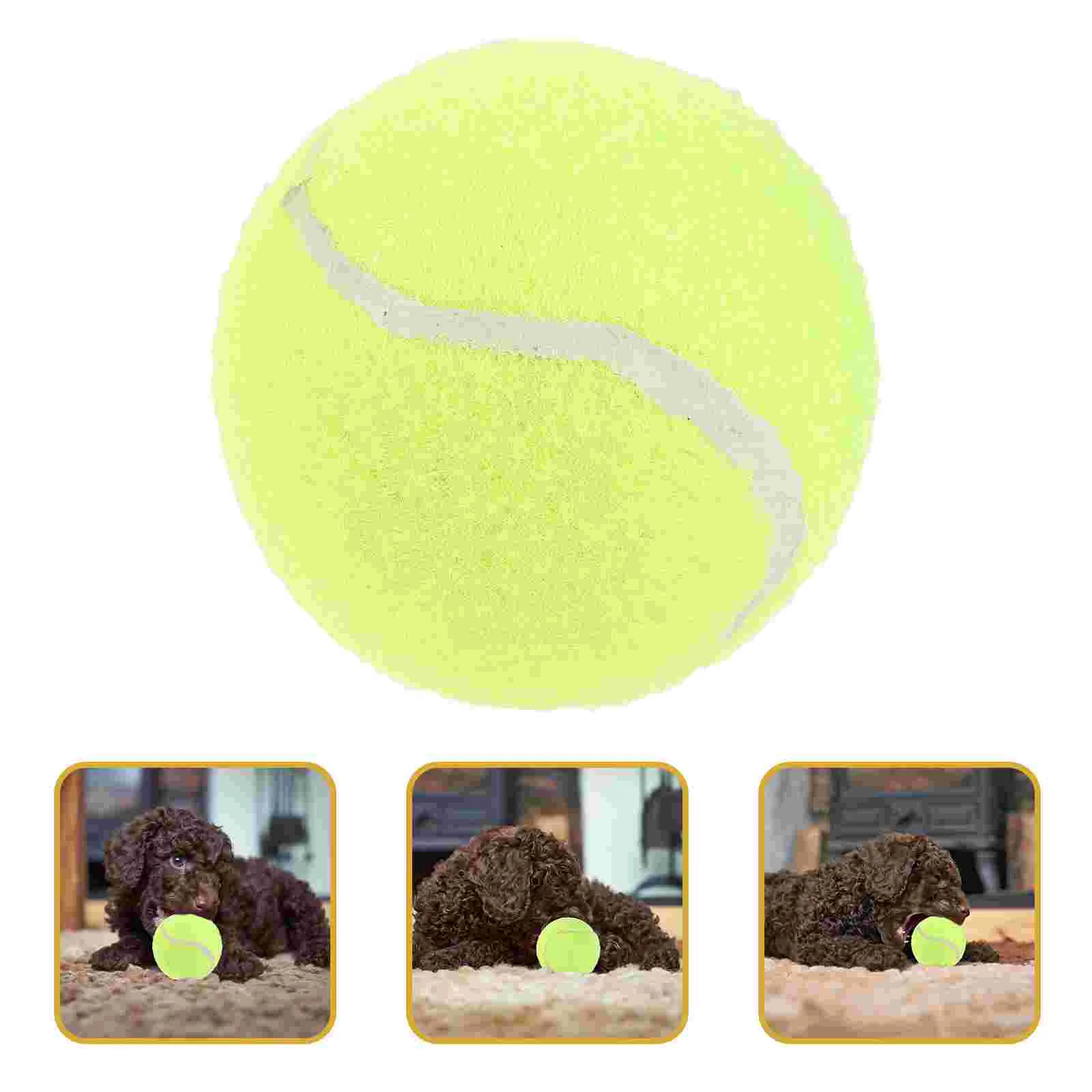 8pcs Tennis Balls Training Tennis Balls Practice Tennis Balls Pet Dog Playing Balls