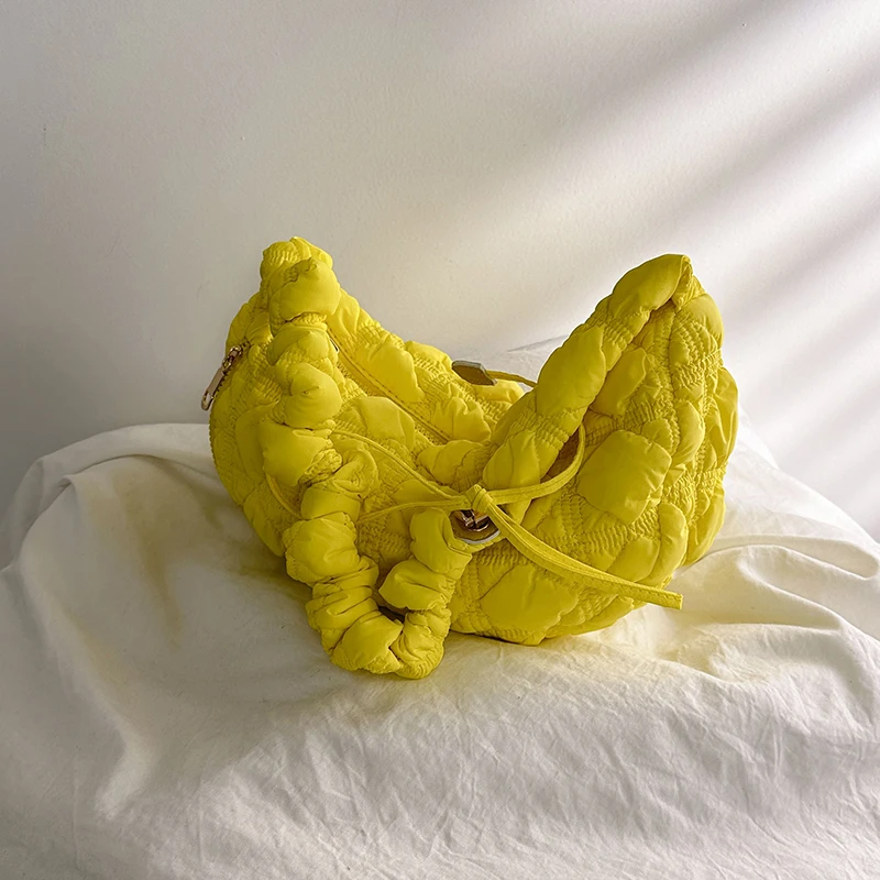 Small Embroider Women's bag Crossbody Bags For Women Half Moon Shoulder Handbags 2023 summer Trends Luxury Brand Tote bag Female