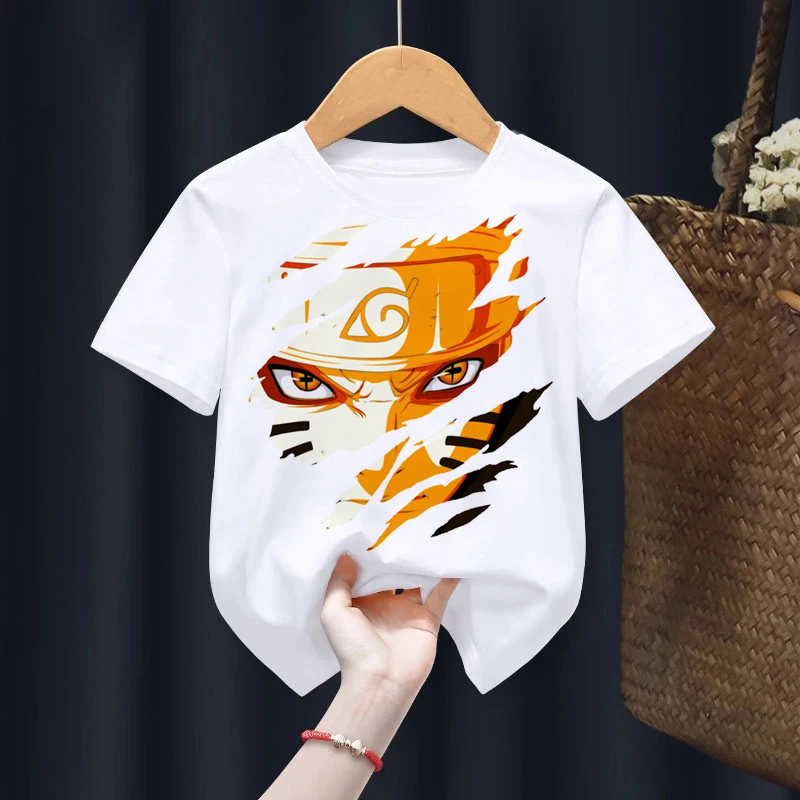 Футболка детская с принтом из японского аниме Наруто |