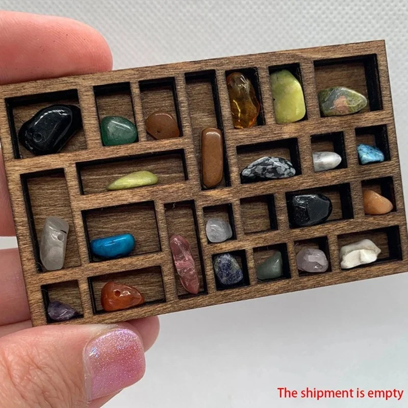 Миниатюрная полка для безделушек 1:12 хрустальная Кукольный домик Миниатюрный