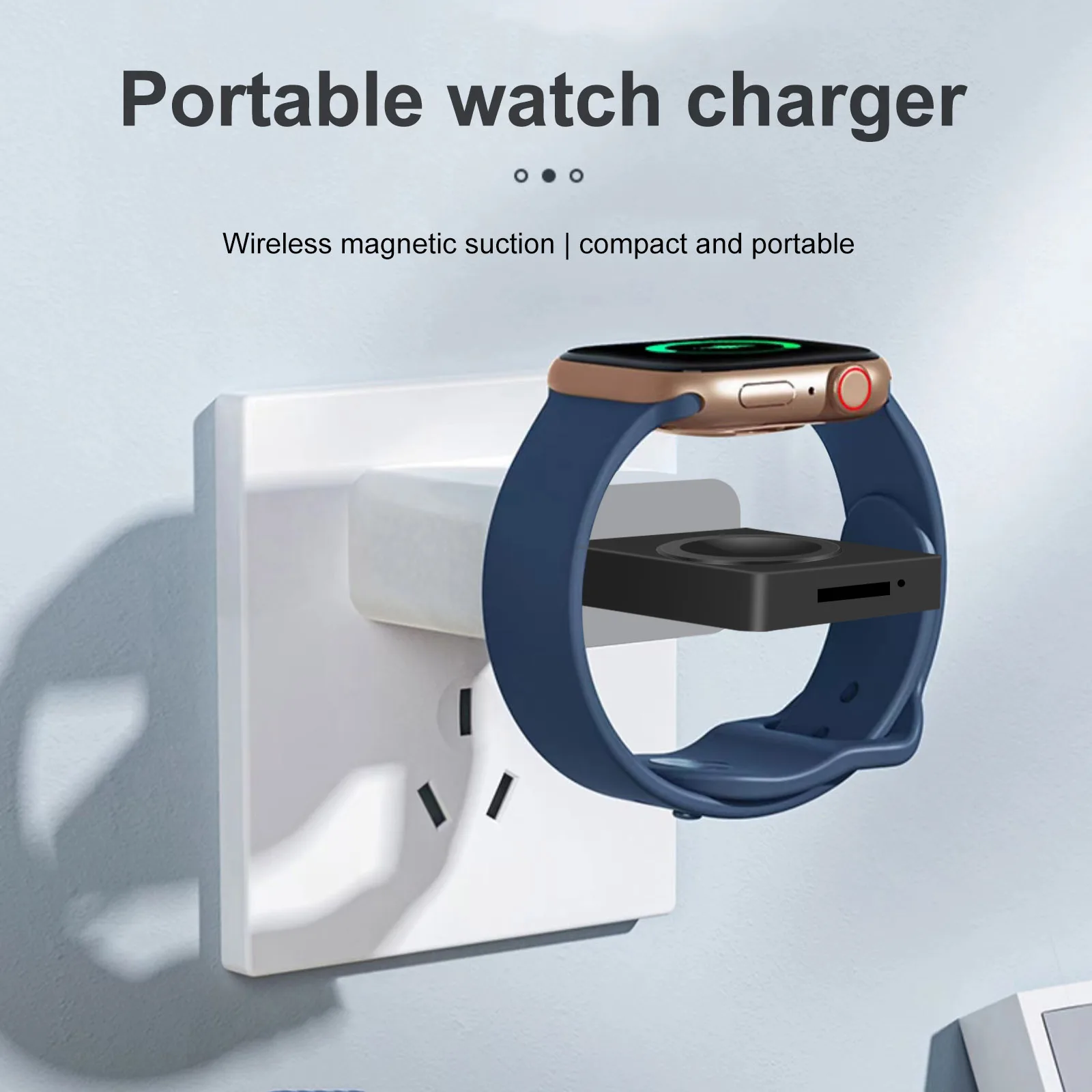 Быстрое магнитное Беспроводное зарядное устройство для Apple Watch 9 8 7 6 5 4 3 SE Ultra IWatch