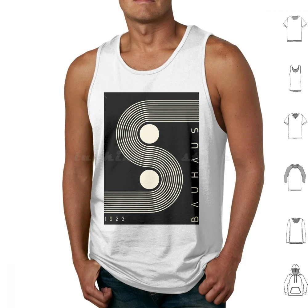 Черные майки среднего века с принтом из хлопка современный минималистичный