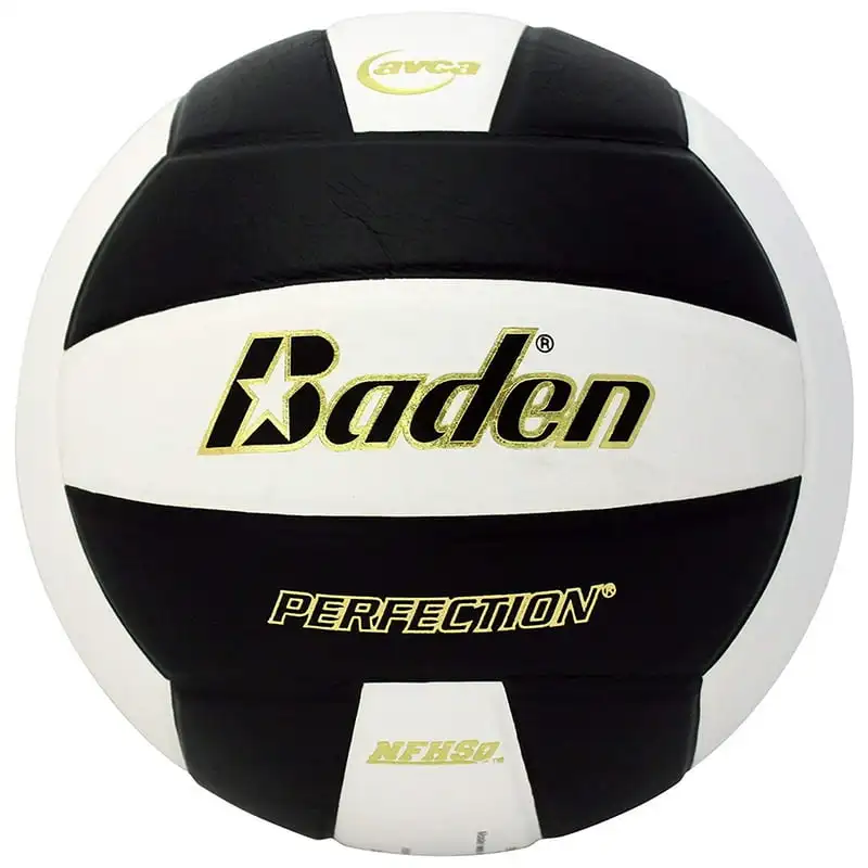 

Leather Indoor Game Official Size Volleyball, /White
