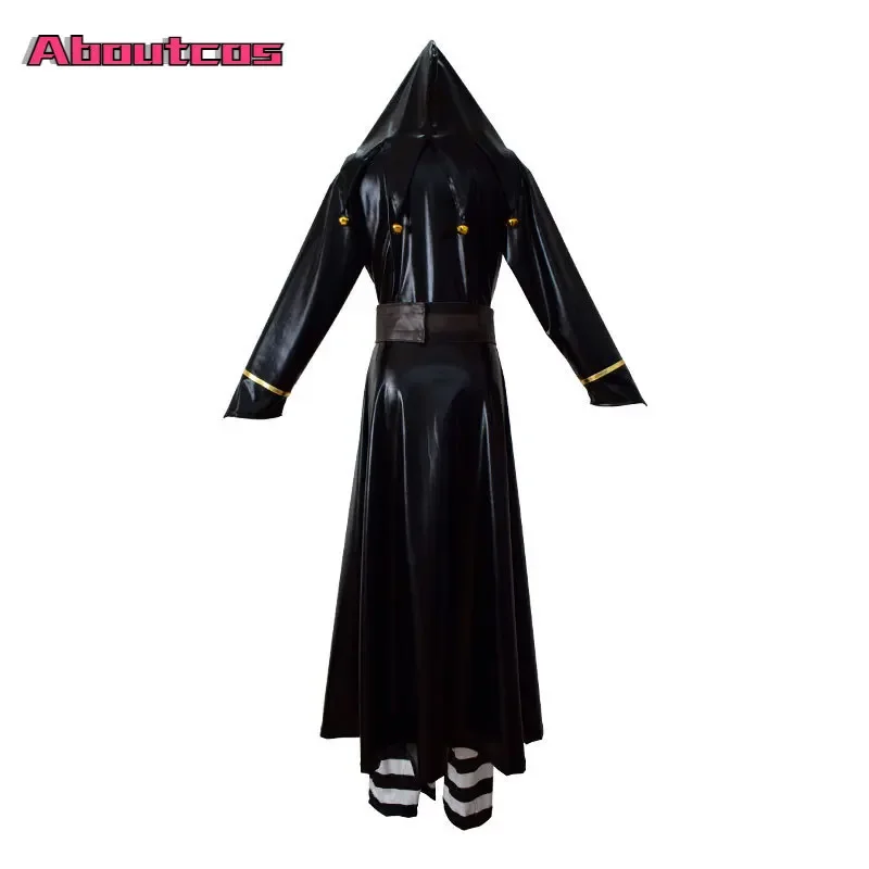 Аниме JoJo Bizarre Adventure Risotto черный костюм для косплея золотая ветровая шляпа топ